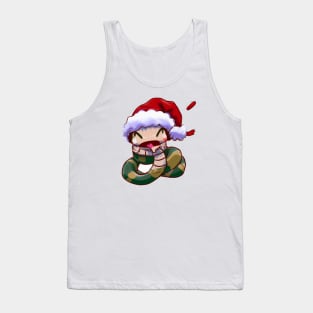 Cute Snake Drawing Tank Top